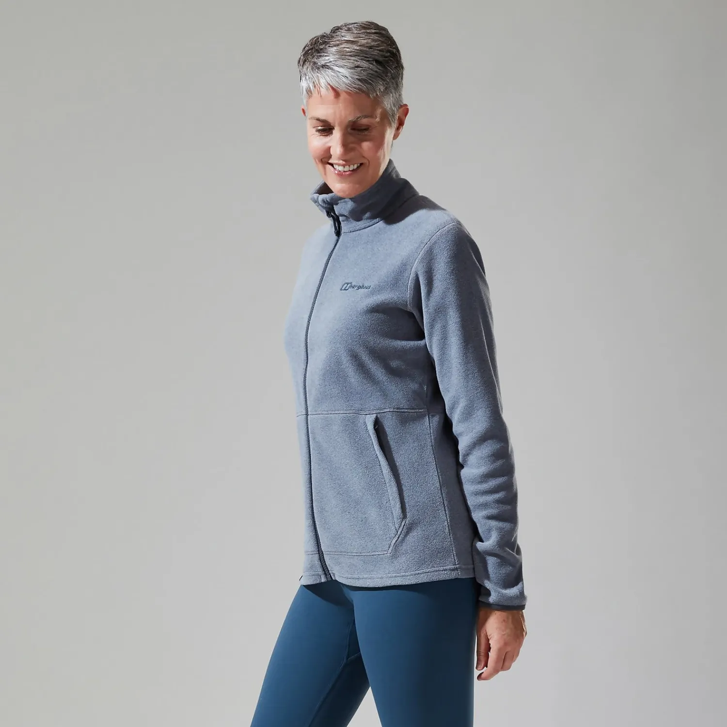 Berghaus Women's Prism 2.0 Micro Full Zip InterActive - Grey New
