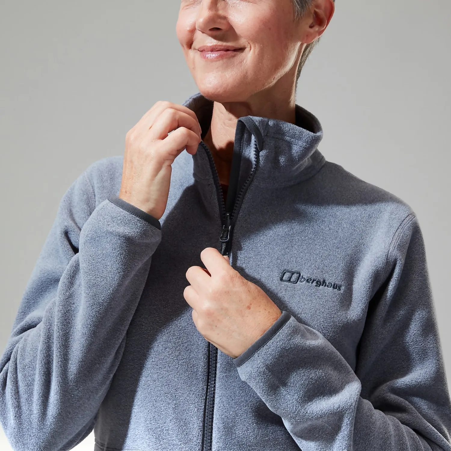 Berghaus Women's Prism 2.0 Micro Full Zip InterActive - Grey New