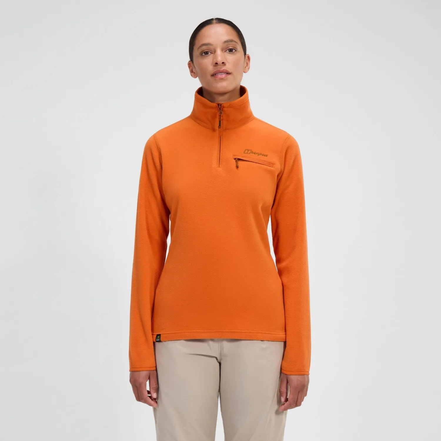 Berghaus Women's Prism 2.0 Micro Half Zip Polartec Fleece - Orange Discount