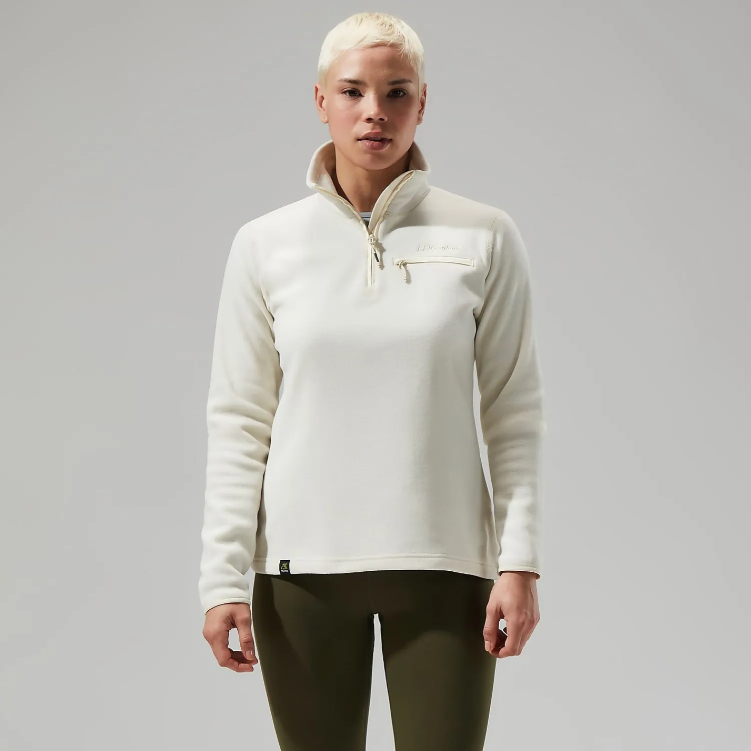 Berghaus Women's Prism 2.0 Micro Half Zip Fleece - Natural Outlet