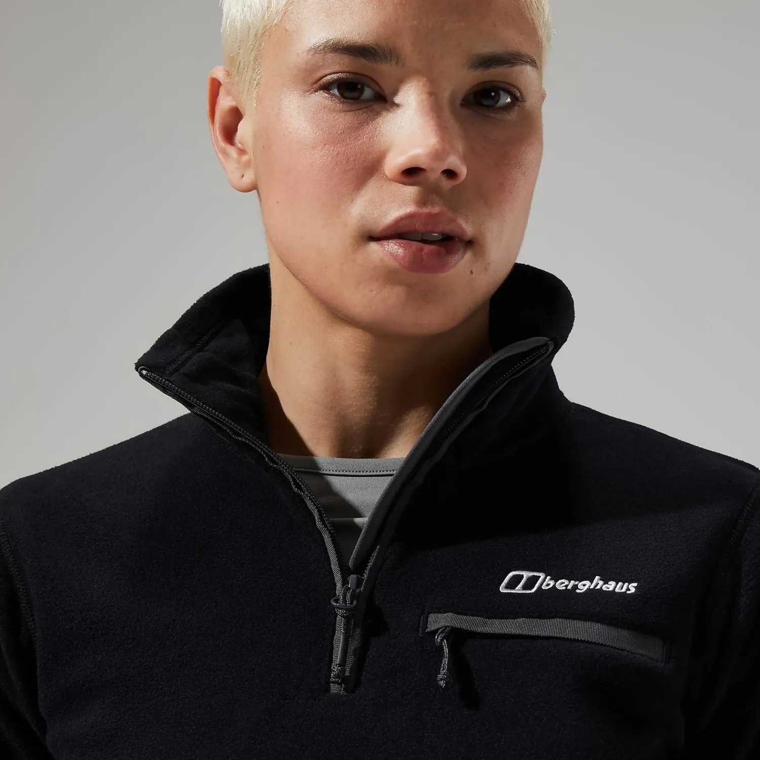 Berghaus Women's Prism 2.0 Micro Half Zip - Black/Black Clearance