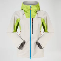 Berghaus Women's Ridge-Seeker Waterproof Jacket - Grey/Yellow Clearance