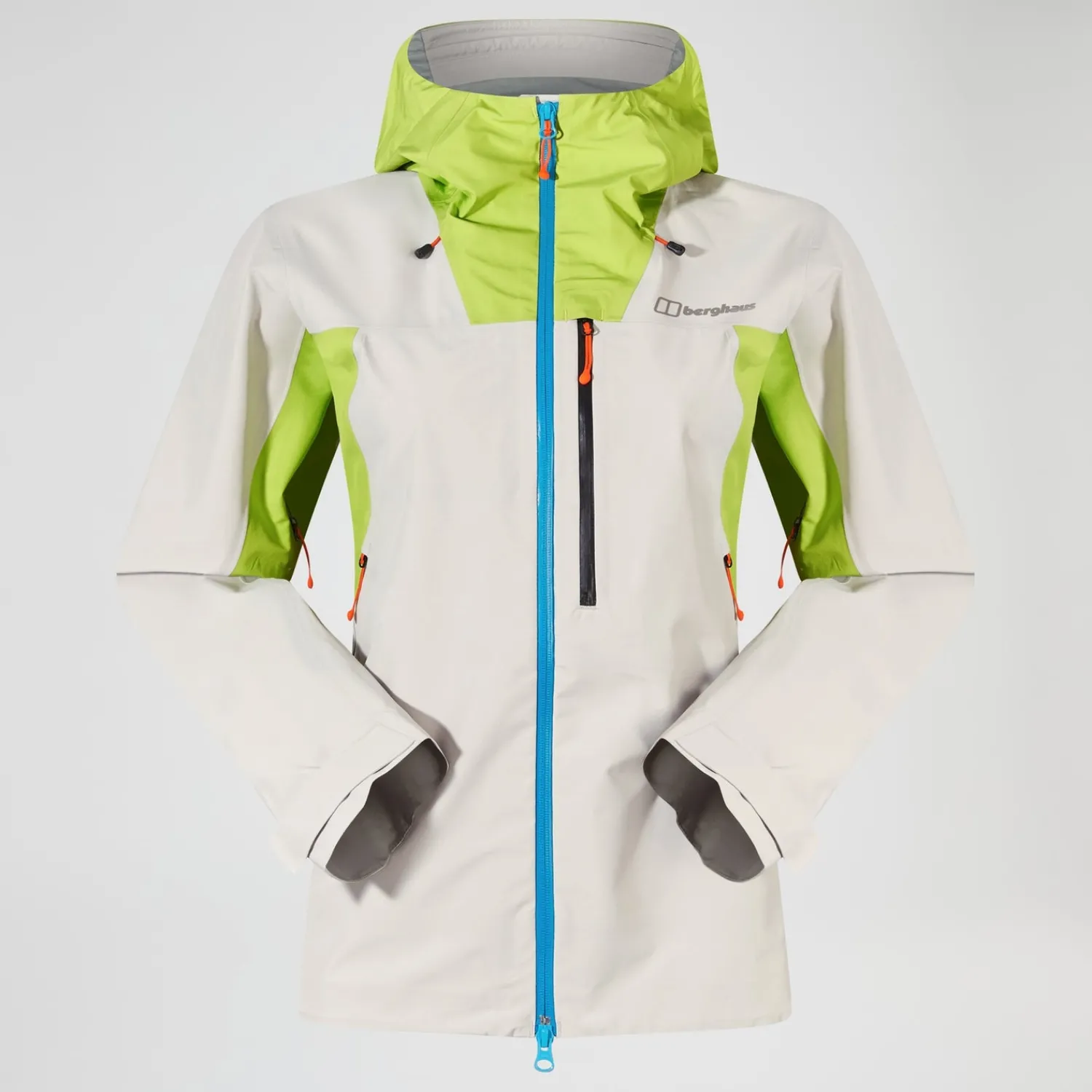 Berghaus Women's Ridge-Seeker Waterproof Jacket - Grey/Yellow Clearance