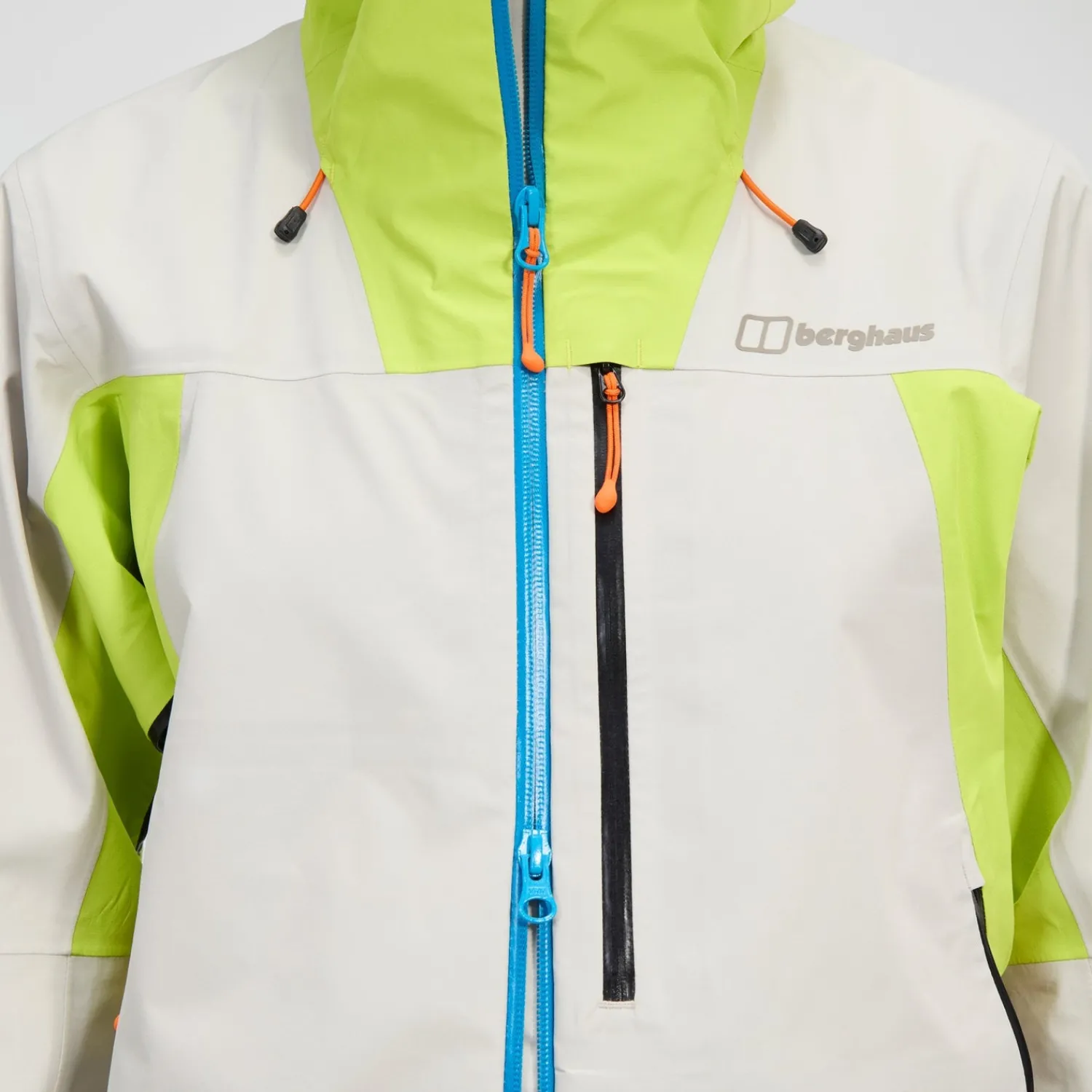 Berghaus Women's Ridge-Seeker Waterproof Jacket - Grey/Yellow Clearance