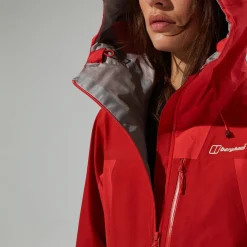Berghaus Women's Ridge-Seeker Waterproof Jacket - Red Discount