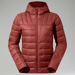 Berghaus Women's Silksworth Hooded Down Insulated Jacket - Red Clearance