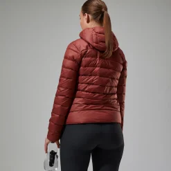 Berghaus Women's Silksworth Hooded Down Insulated Jacket - Red Clearance