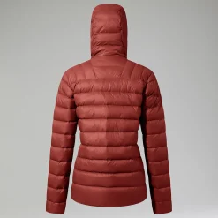 Berghaus Women's Silksworth Hooded Down Insulated Jacket - Red Clearance