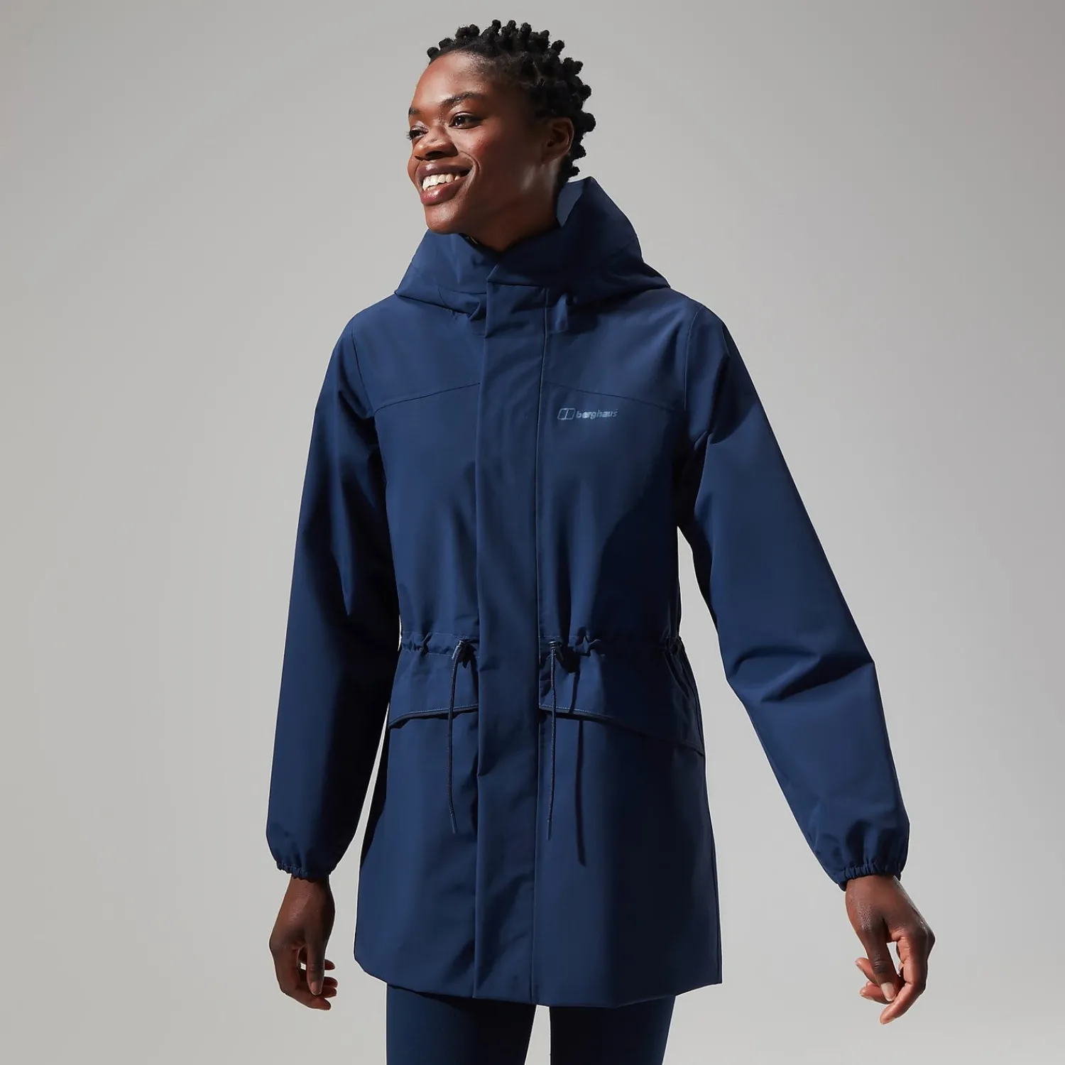 Berghaus Women's Swirlhow Hooded Jacket - Dark Blue Discount