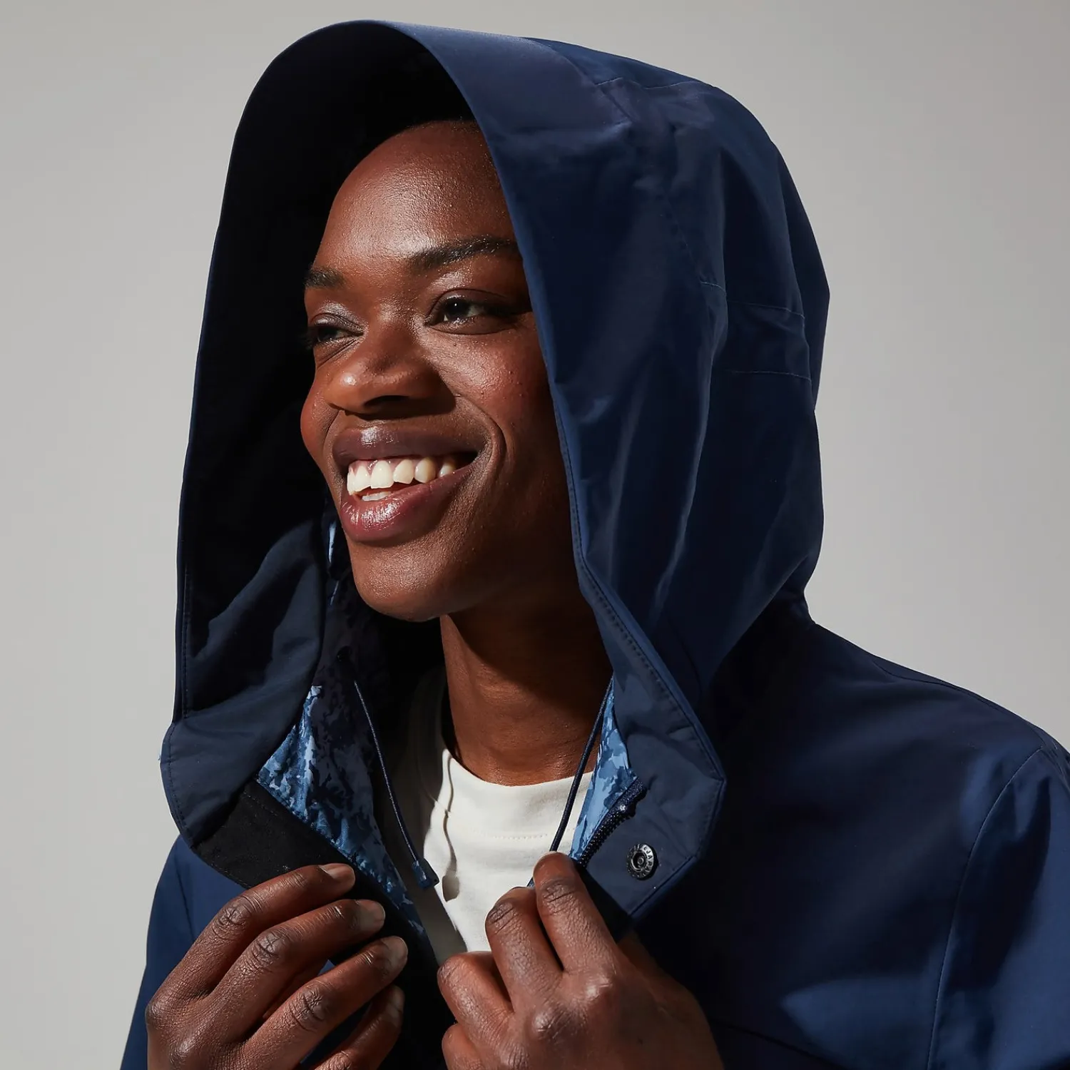 Berghaus Women's Swirlhow Hooded Jacket - Dark Blue Discount