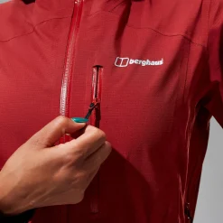Berghaus Women's Truda Flex Waterproof Jacket - Red Clearance