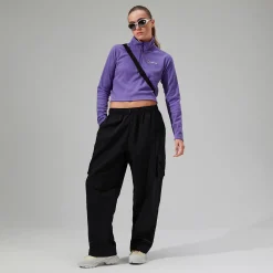 Berghaus Women's URB Prism Cropped Half Zip Fleece - Purple Discount