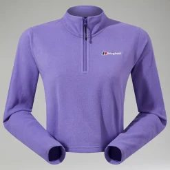 Berghaus Women's URB Prism Cropped Half Zip Fleece - Purple Discount