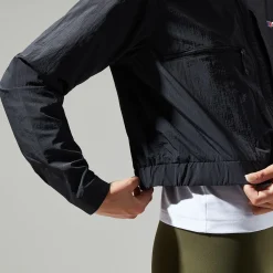 Berghaus Women's Urban Cropped Co-ord Wind Jacket - Black Outlet