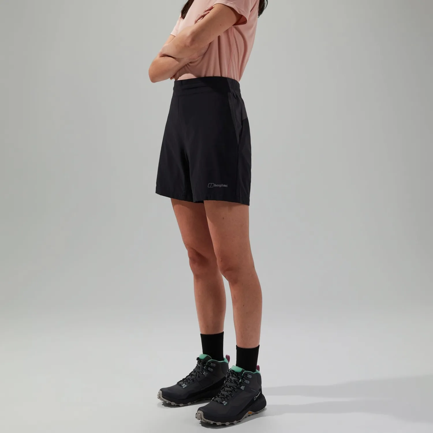 Berghaus Women's Wandermoor Wind Short Black/Grey Online