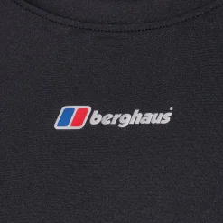 Berghaus Women's Wayside Boxy Short Sleeve Tech Tee Black Fashion