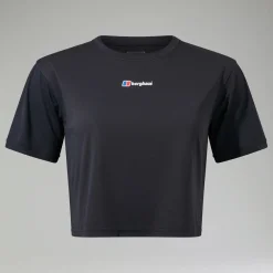 Berghaus Women's Wayside Boxy Short Sleeve Tech Tee Black Fashion