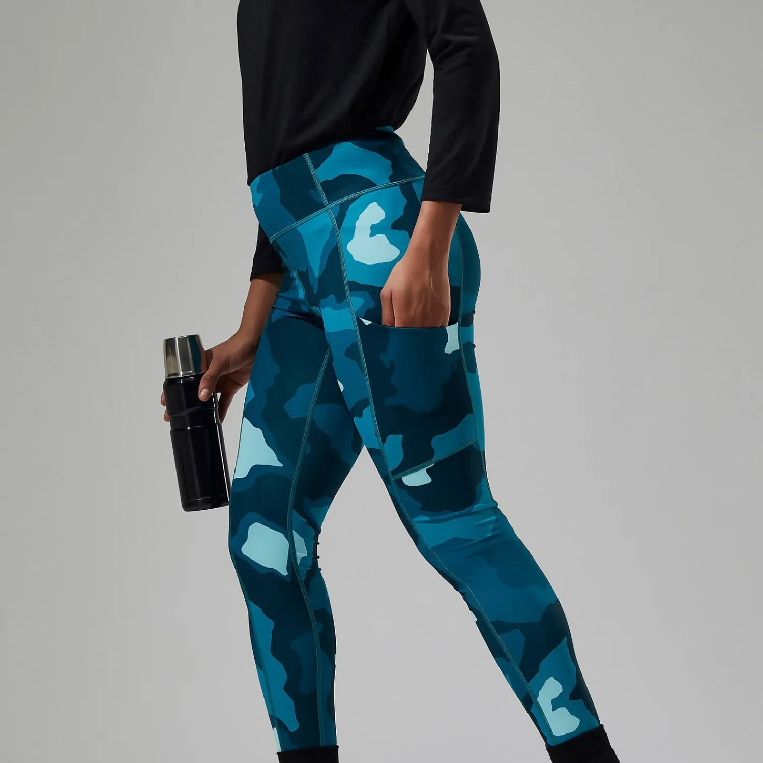 Berghaus Women's Zannia 7/8 Legging - Blue/Turquoise Fashion