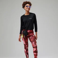 Berghaus Women's Zannia 7/8 Legging - Red/Brown/Pink Outlet